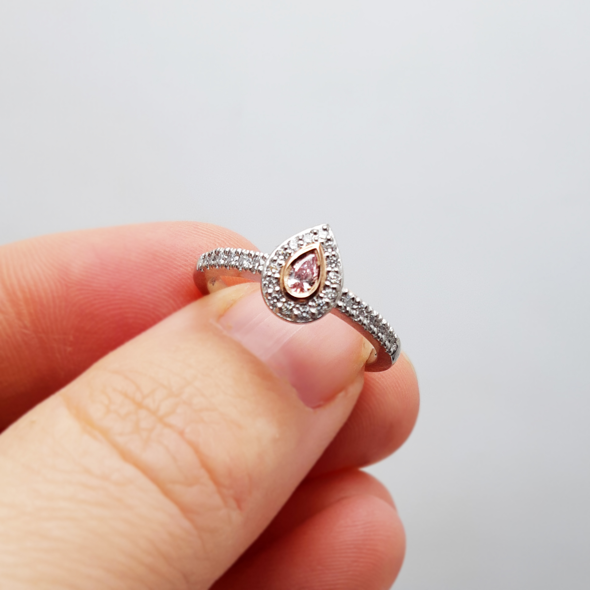 argyle pink diamond ring