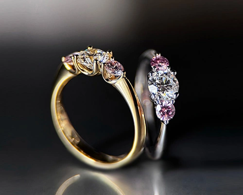 Pink Diamond Engagement Rings Perth
