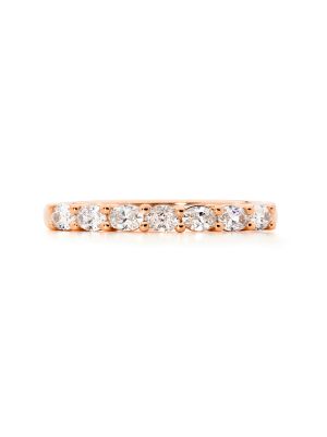  Oval Diamond Wedding Eternity Ring