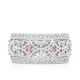 Filigree Pink Diamond Dress Ring