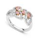 Argyle Pink Diamond Contemporary Wildflower Ring