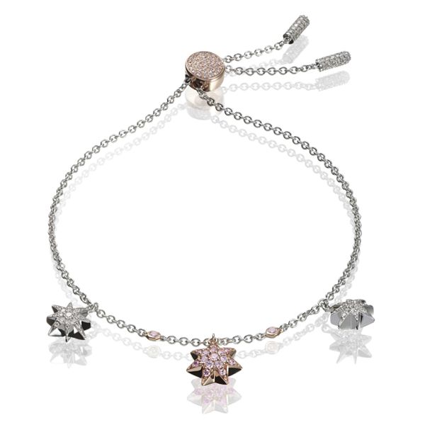 Argyle Pink™ Diamond and Mother of Pearl Bracelet